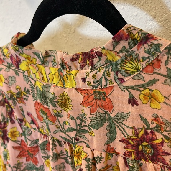 LOFT Garden Ruffle Sleeve Blouse Size XXSP. - Picture 9 of 14